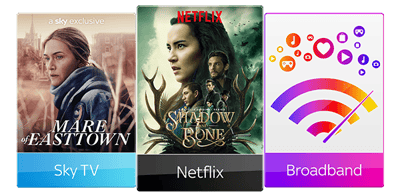 Sky TV, Netflix & Broadband