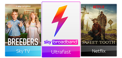 Sky TV, Netflix & Ultrafast Broadband