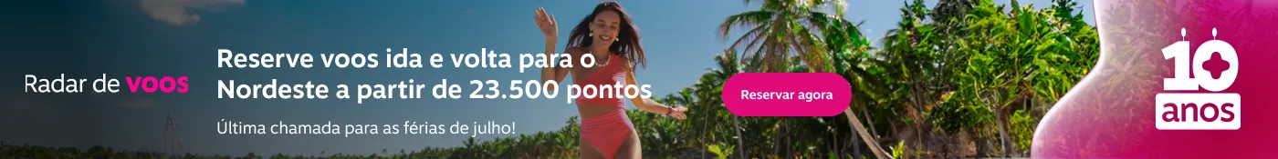 Reserve voos ida e volta para o Nordeste a partir de 23.500 pontos. Última chamada para as férias de julho!, imagem clicável, ir para https://www.livelo.com.br/ofertas-passagens?period=1-2%2C3-6%2C7-12%2C13-20&destination=SSA%2CREC%2CFOR%2CMCZ%2CNAT%2CBPS%2CJPA%2CAJU%2CSLZ