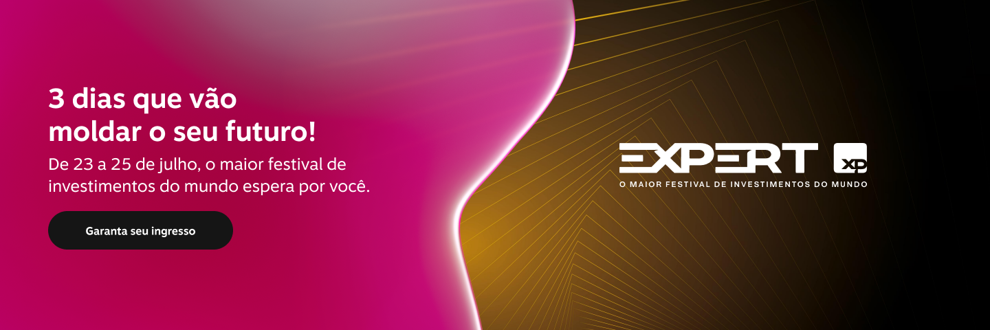 3 dias que vão moldar seu futuro! De 23 a 25 de julho, o maior festival de investimentos do mundo espera por você