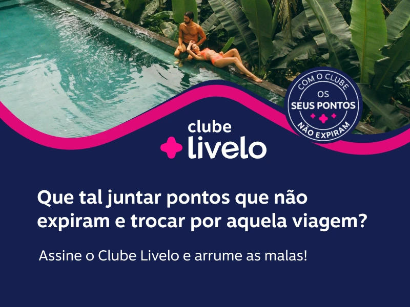​Que tal juntar pontos que não expiram e trocar por aquela viagem? 