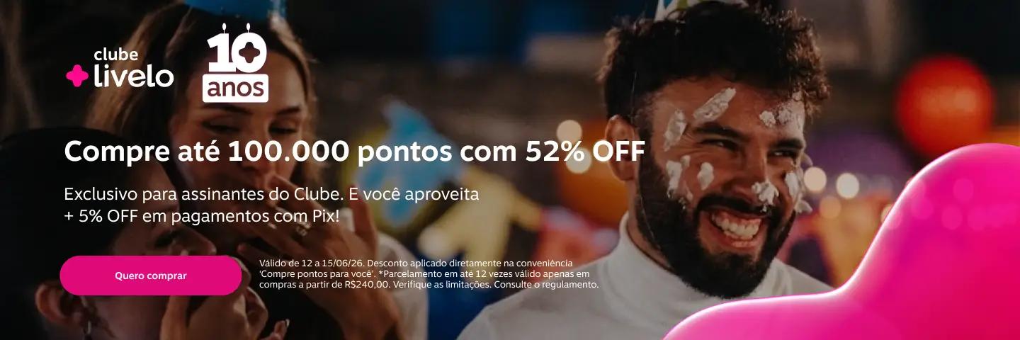 Exclusivo para assinantes do Clube. E você aproveita + 5% OFF em pagamentos com Pix! Exclusivo para assinantes do Clube. E você aproveita + 5% OFF em pagamentos com Pix!