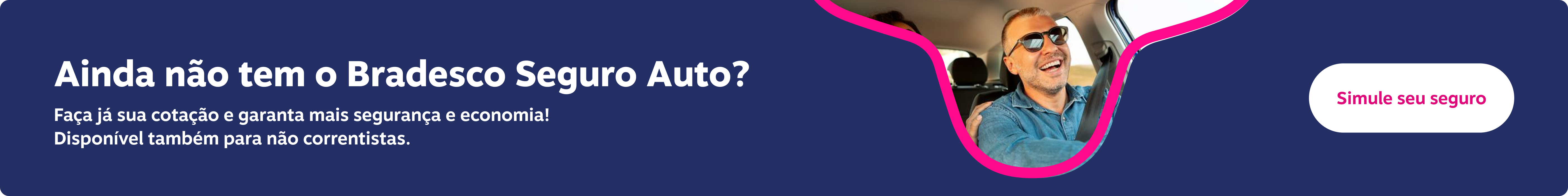Faixa Parceiro Bradesco Seguro Auto simule seu seguro, imagem clicável, ir para https://www.bradescoseguros.com.br/clientes/produtos/seguro-auto