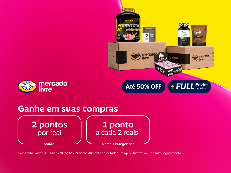 Ganhe em suas compras:2 pontos por real em Saúde e 1 ponto a cada R$2,00 nas demais categorias