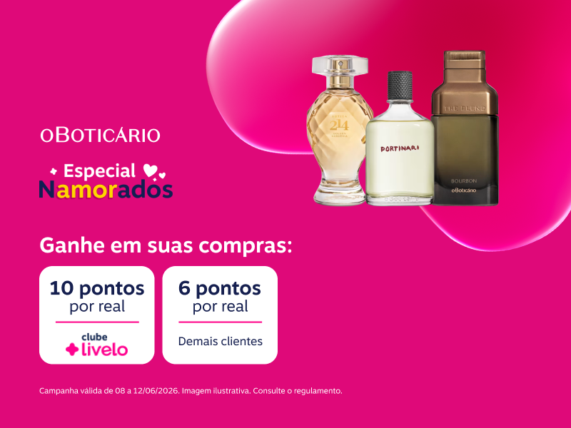 Ganhe em suas compras: 10 pontos por real para assinantes do Clube Livelo e 6 pontos por real para demais clientes