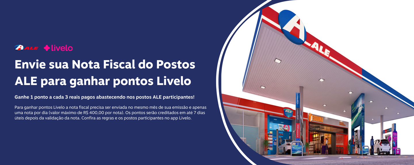 Banner Acúmulo Nota Fiscal Postos ALE.