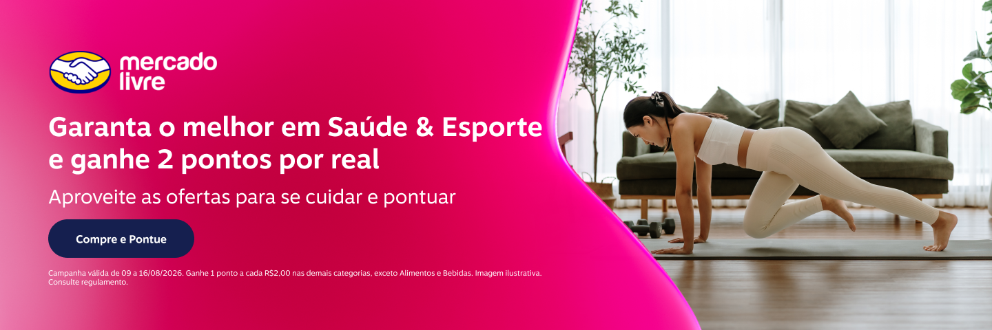 Garanta o melhor em Saúde & Esporte e ganhe 2 pontos por real. Aproveite as ofertas para se cuidar e pontuar