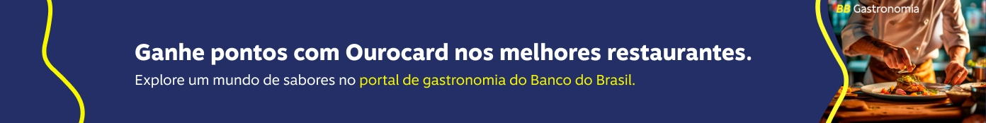 Explore um mundo de sabores no portal de gastronomia do Banco do Brasil., imagem clicável, ir para /bb/bb-gastronomia