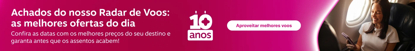 Achados do nosso Radar de Voos: as melhores ofertas do dia  Confira as datas com os melhores preços do seu destino e garanta antes que os assentos acabem!, imagem clicável, ir para https://www.livelo.com.br/ofertas-passagens