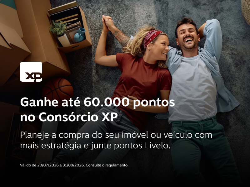 Ganhe até 60.000 pontos no Consórcio XP