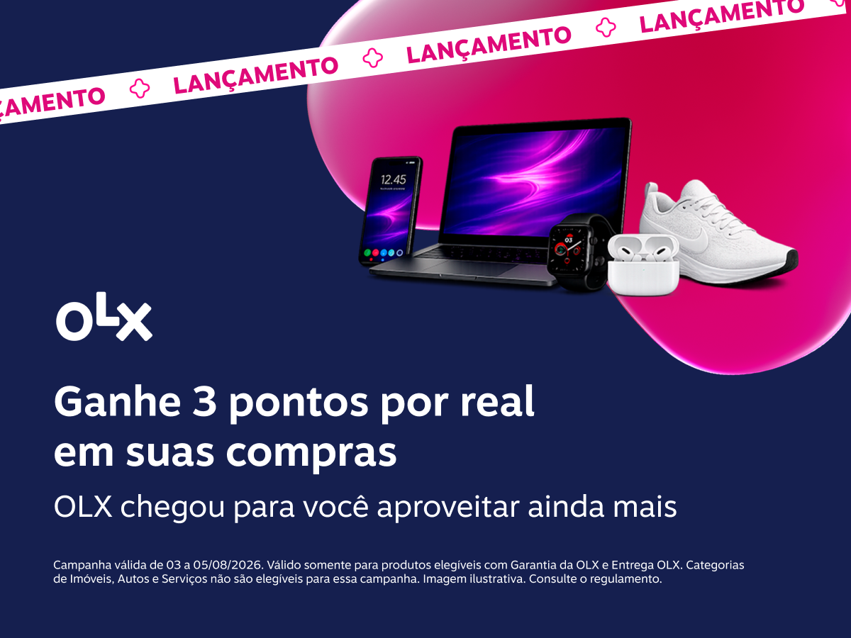Ganhe 3 pontos por real em suas compras