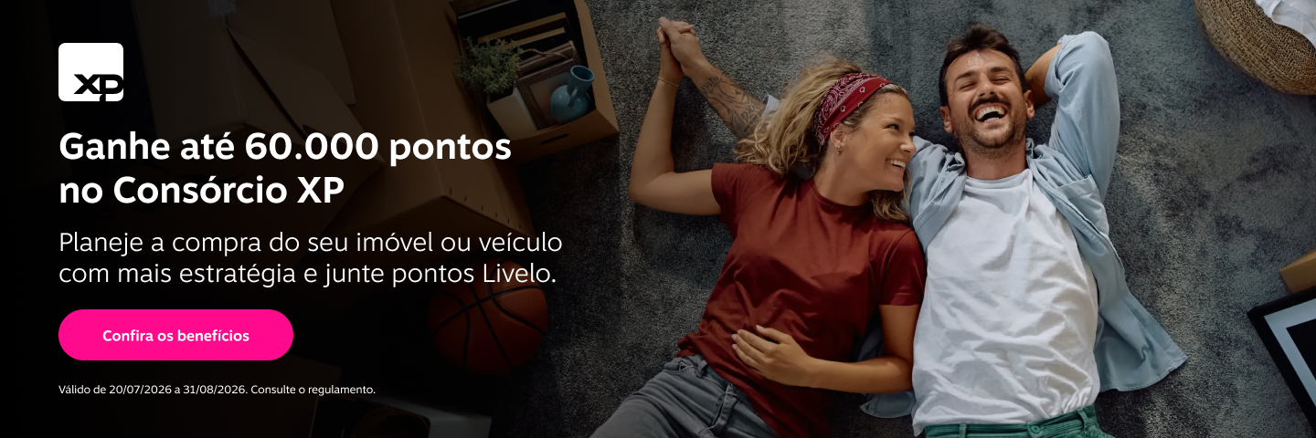 Ganhe até 60.000 pontos no Consórcio XP