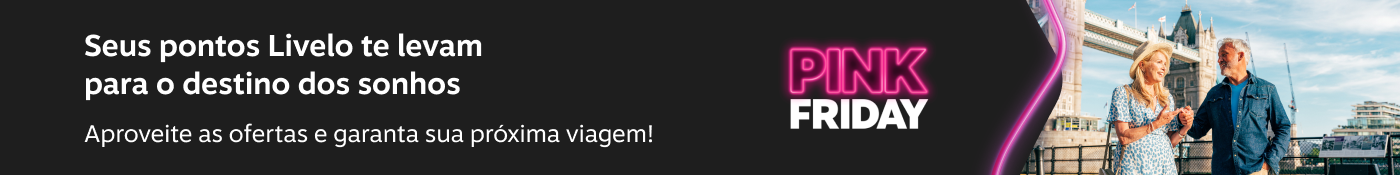 Seus pontos Livelo te levam para o destino dos sonhos. Aproveite as ofertas e garanta sua próxima viagem!