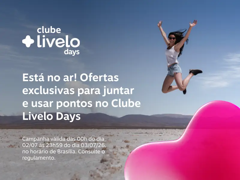 Está no ar! Ofertas exclusivas para juntar e usar pontos. Aproveite 25% OFF em voos pra Roma e Barcelona, até 55% na compra de pontos e muito mais! 
