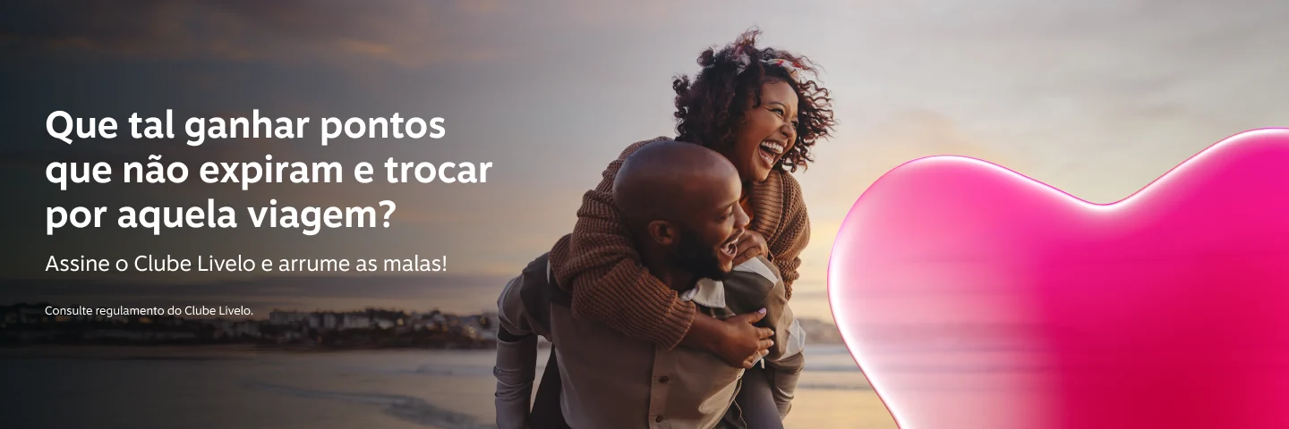 Que tal juntar pontos que não expiram e trocar por aquela viagem?