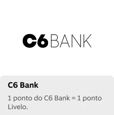 Conheça nossos parceiros, ir para /parceiros-para-livelo/c6-bank