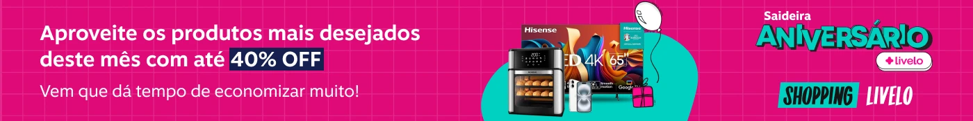  Aproveite os produtos mais desejados deste mês com até 40% OFF, imagem clicável, ir para https://www.livelo.com.br/shopping/colecoes/queridinhos