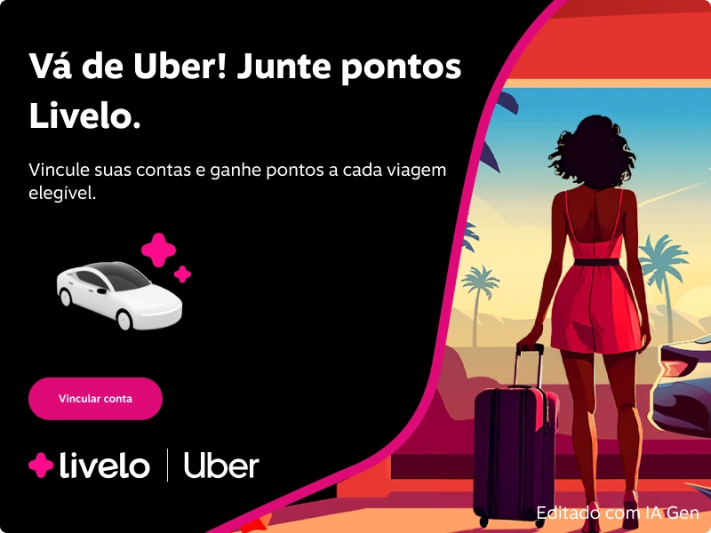 Vincule suas contas e acumule pontos a cada corrida elegível. É rápido, fácil e você ainda pode aproveitas ofertas especiais por tempo limitado!
