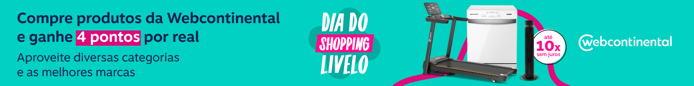 Shopping Livelo. Parcele em até dez vezes sem juros. Compre produtos da Webcontinental e ganhe 4 pontos por real. Aproveite diversas categorias e as melhores marcas., imagem clicável, ir para https://www.livelo.com.br/shopping/colecoes/colecao-web-continental