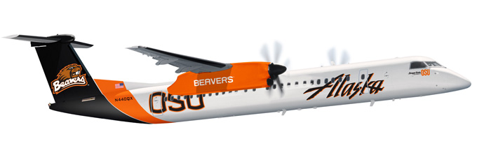 Oregon State University Livery aircraft