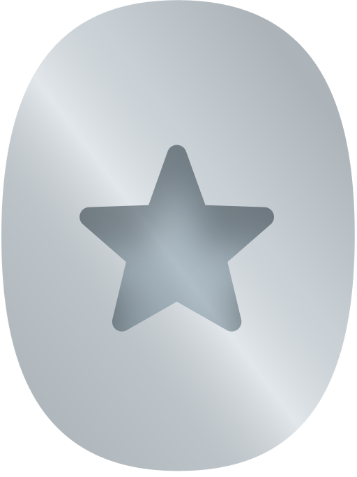 Silver medallion