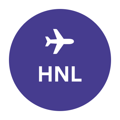 HNL airplane icon