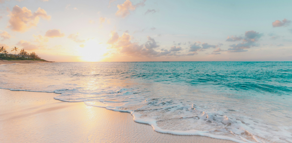 Una playa.