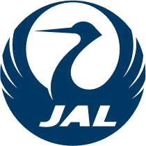 Logotipo de la aerolínea asociada JAL.