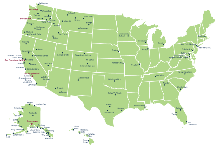 Destination map