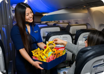 Assorted pre-packaged snack basket