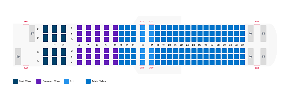 Seatmap of the X̱áat Ḵwáani Salmon Livery