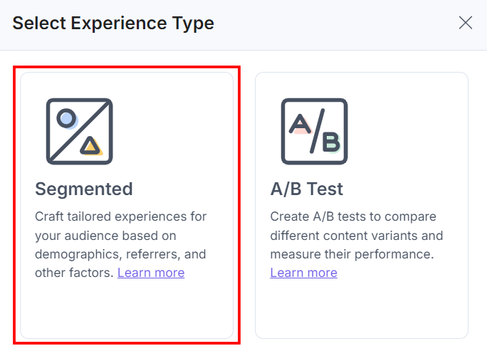 Personalize-Experience-Segmented