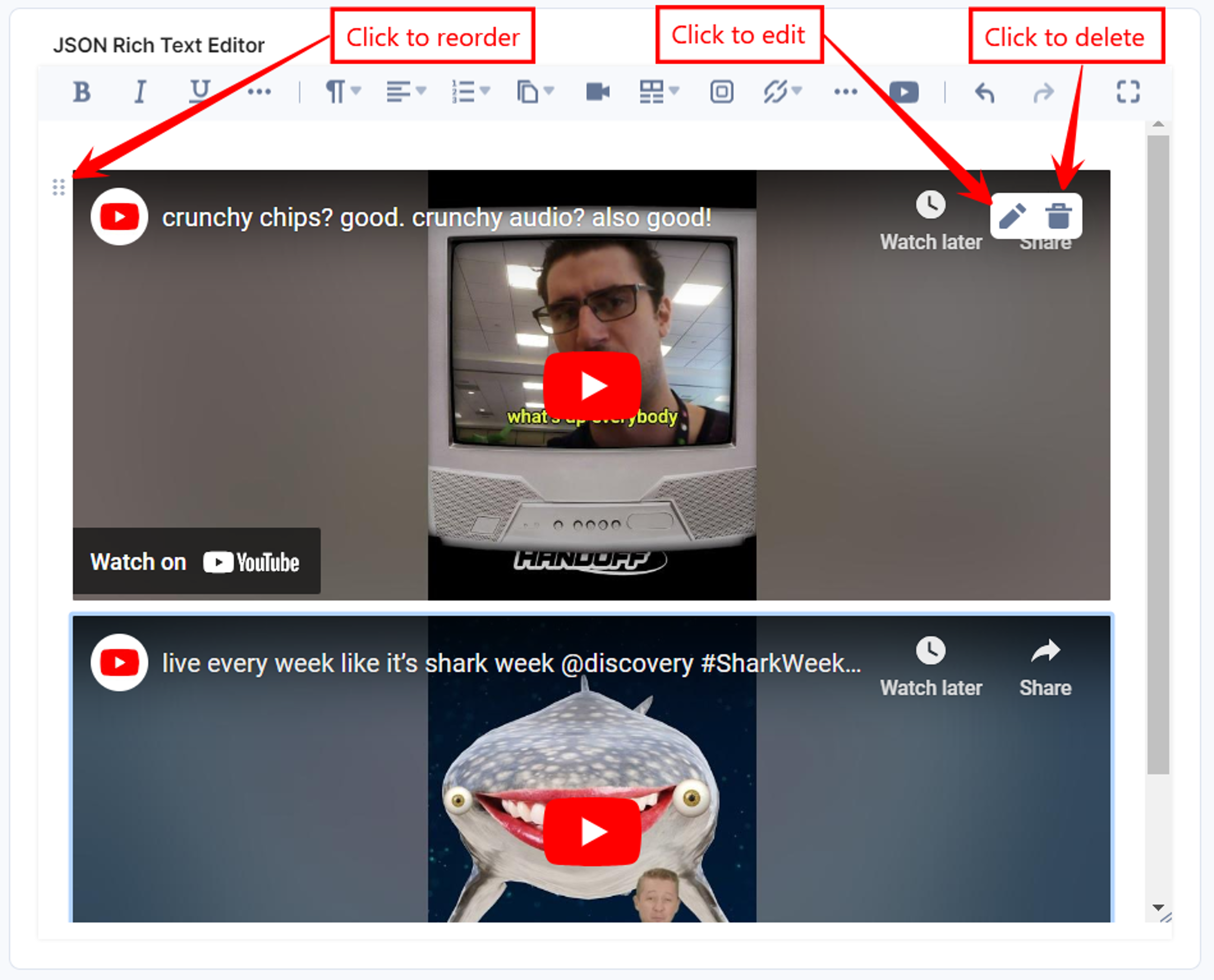 YouTube-JSONRTE-Added-Videos-Features