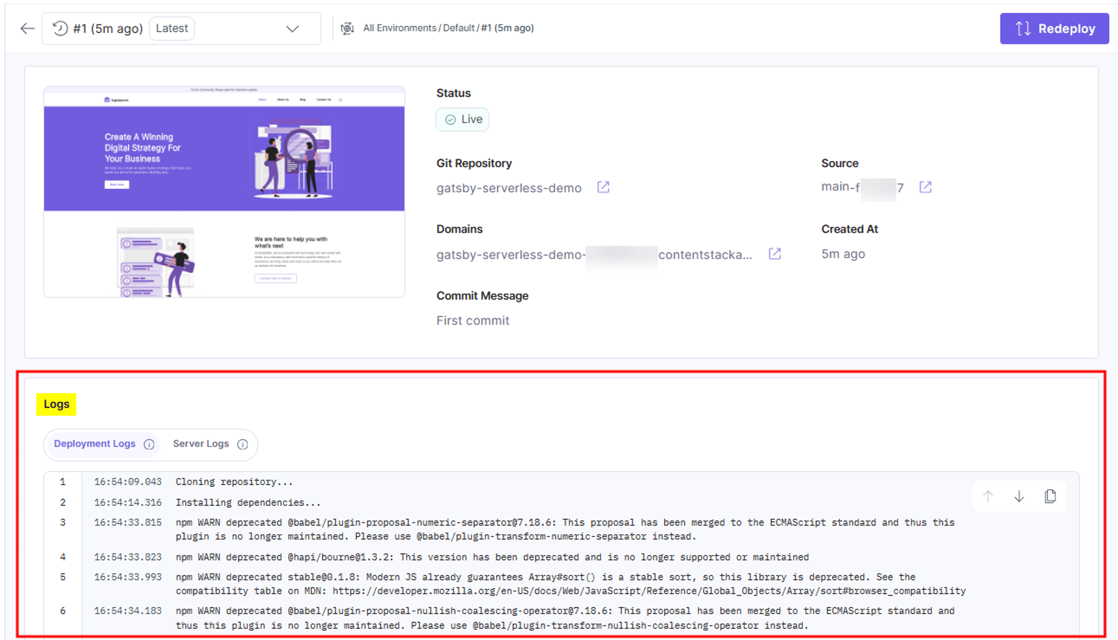 Launch_QSGatsby_Logs.png