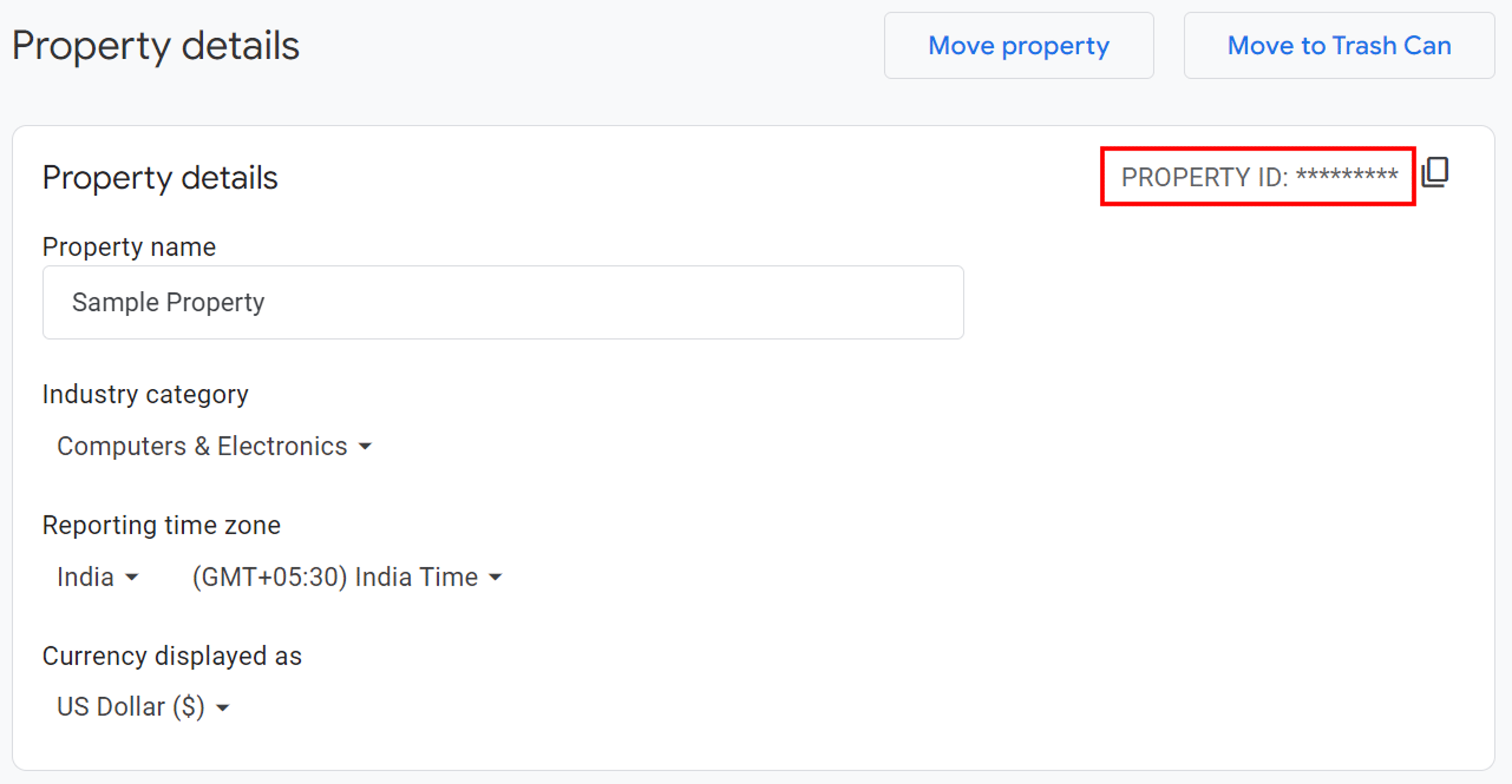 Google-Analytics-Property-ID
