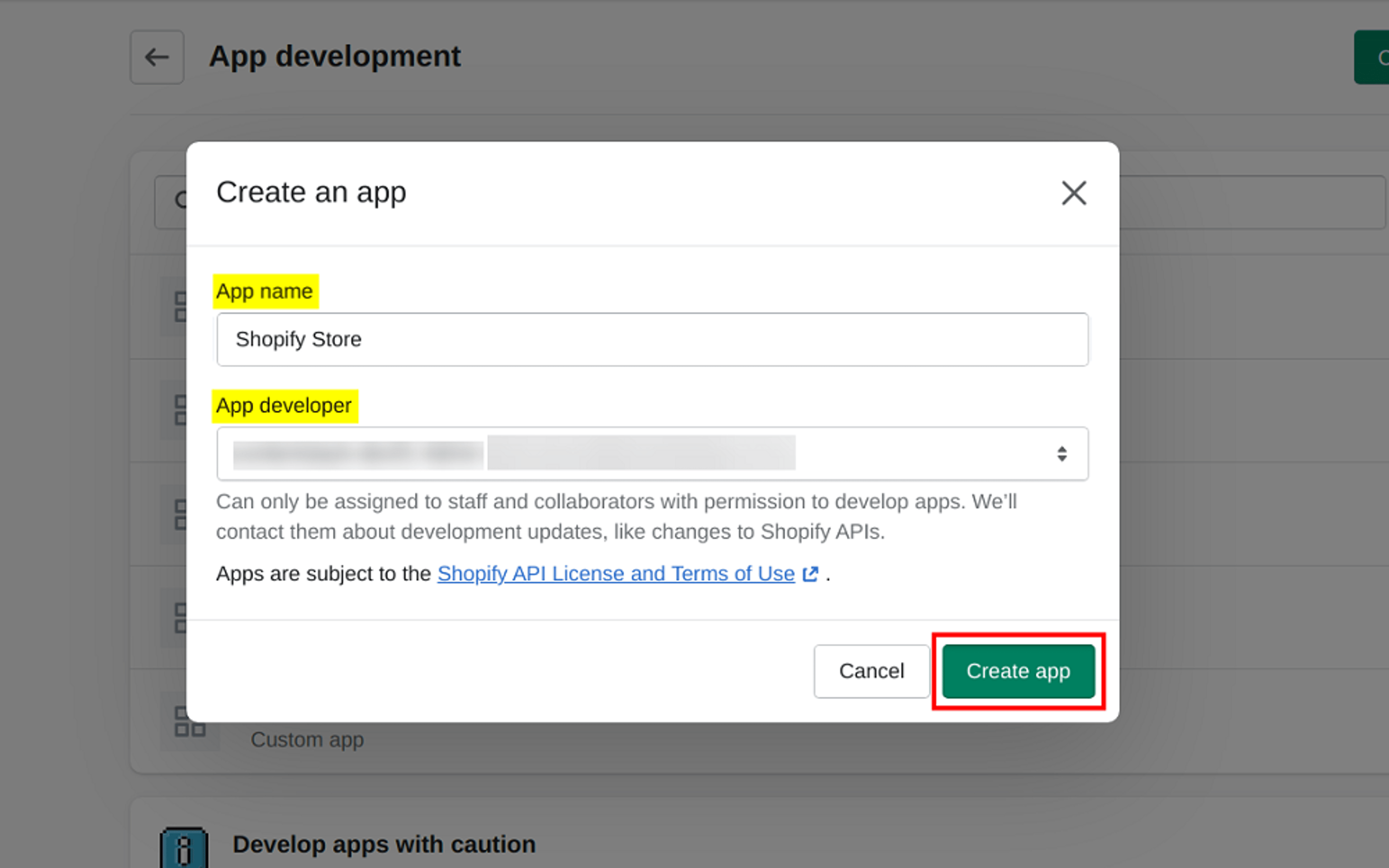 Shopify-Account-Create-App