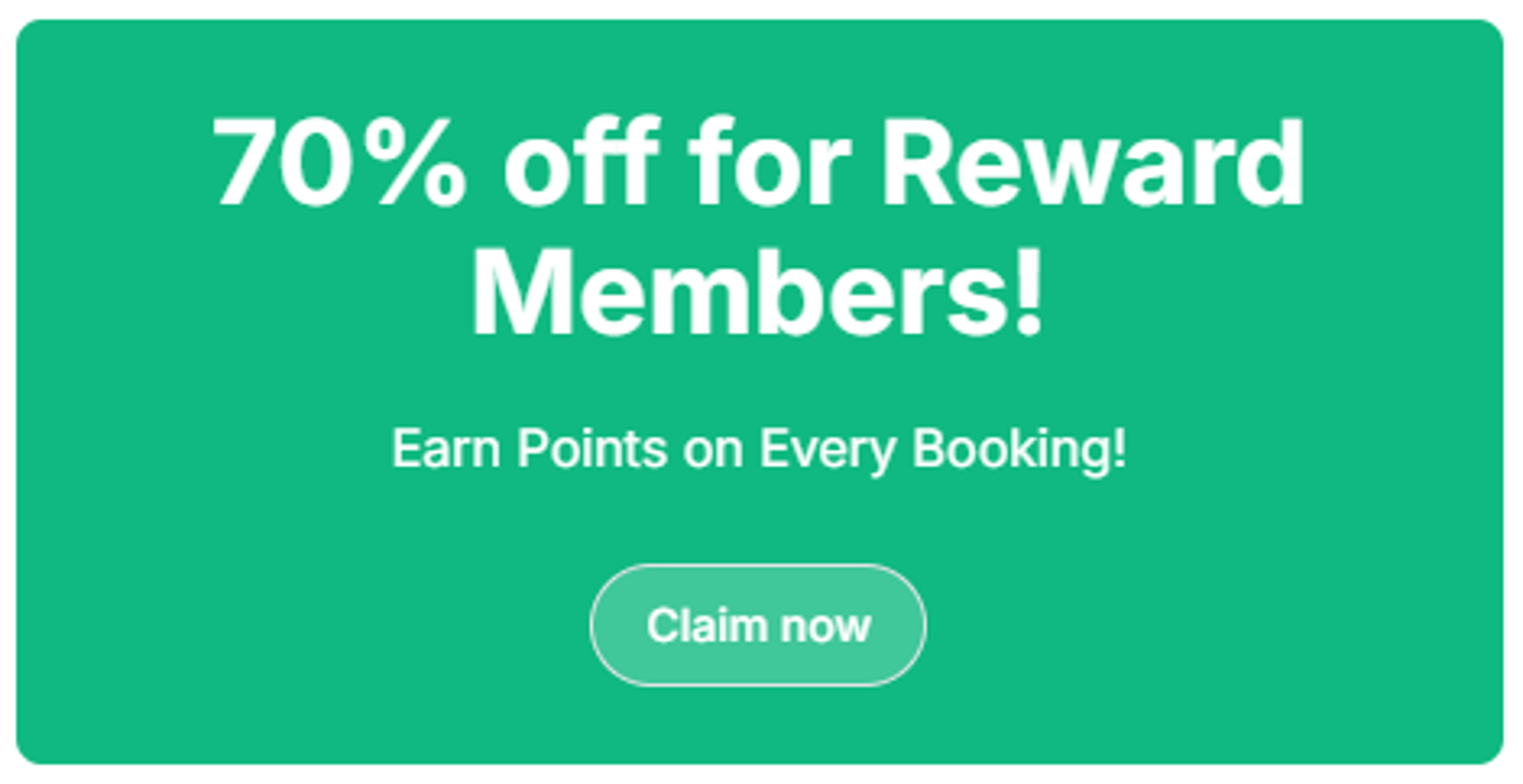 Segmented Experience A rewards program variant