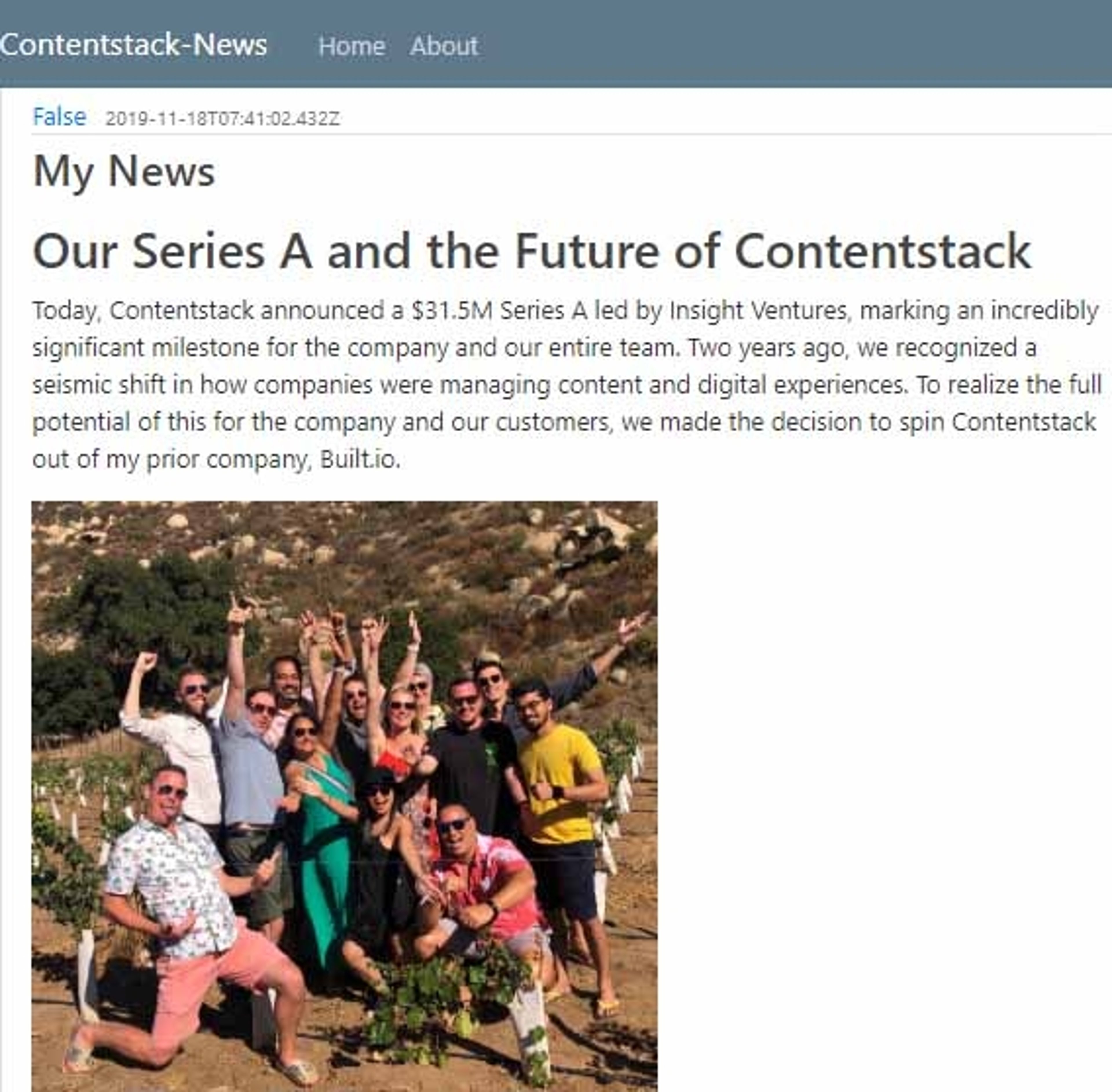Build a Python News App Using Contentstack’s Python SDK screenshot 1
