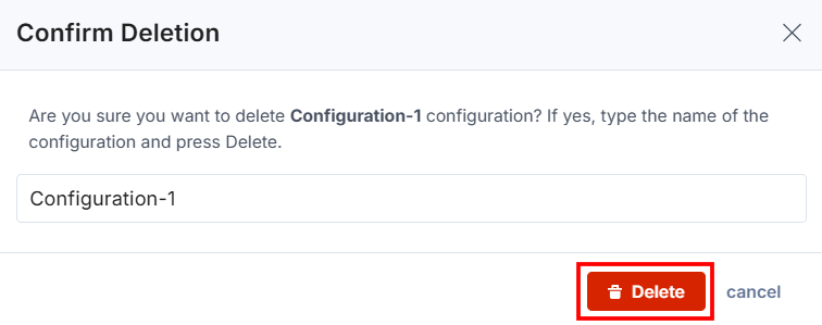 Salesforce-Commerce-Delete-Configuration-Modal