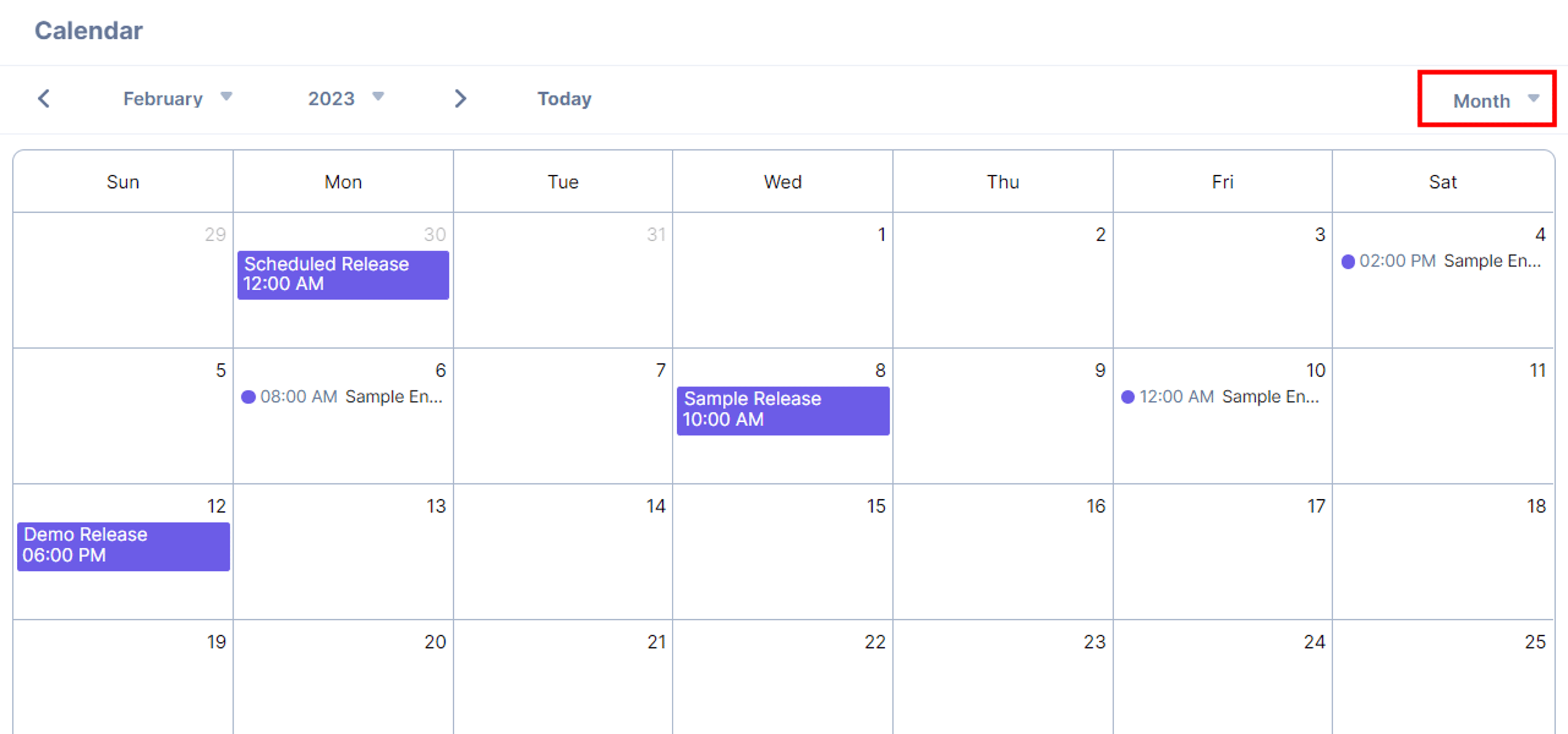 Release-Preview-Dashboard-Month-View