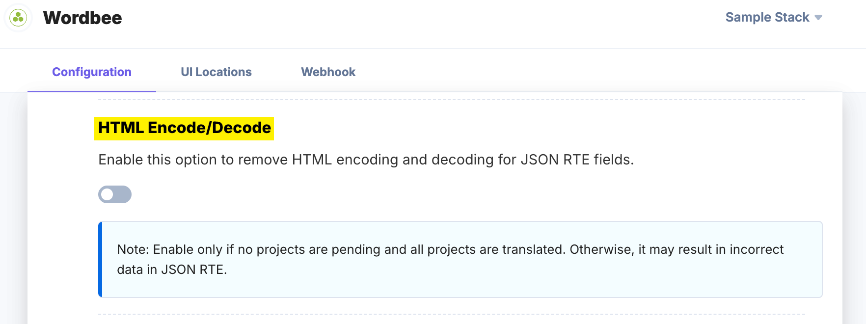 17-a-Wordbee-Configuration-Additional-Settings-HTML-Encode-Decode