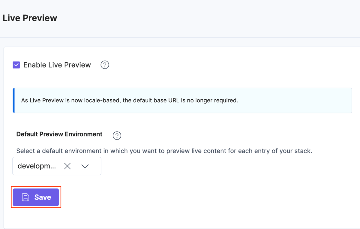 Edfinity Preview Button Enable Live Preview in Your Website with Contentstack | Contentstack