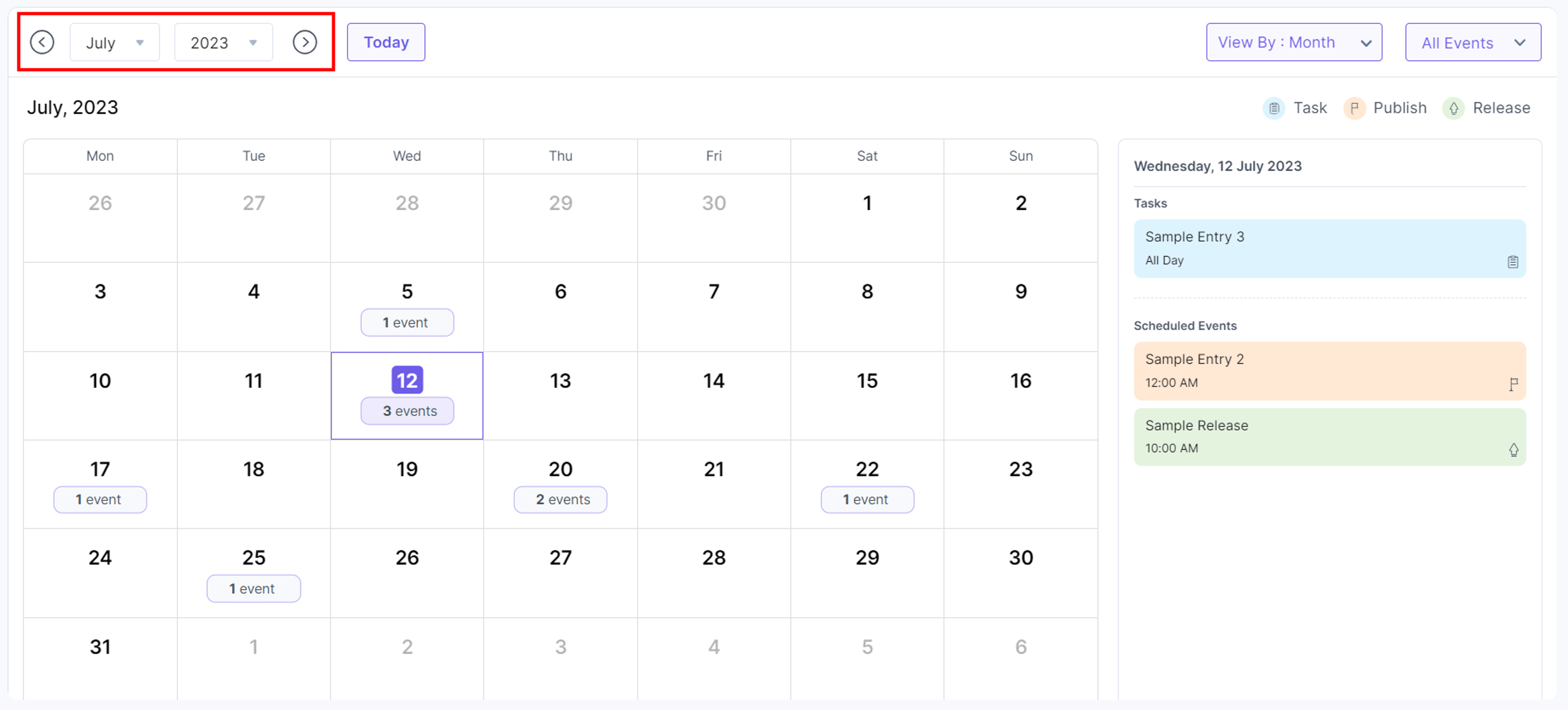Calendar-Filter-Month-And-Year