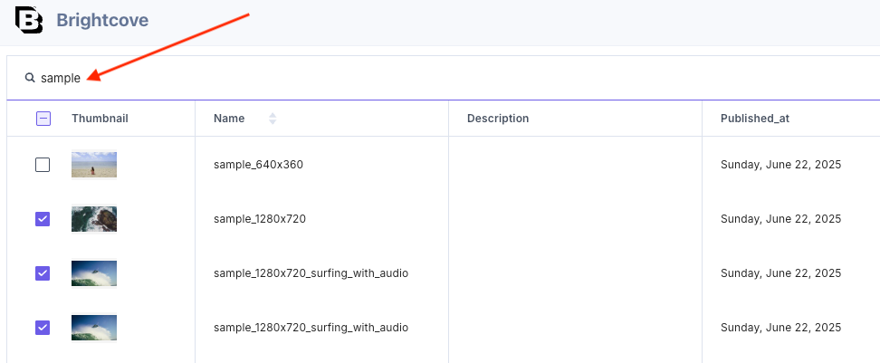 Brightcove-Selector-Page-Search