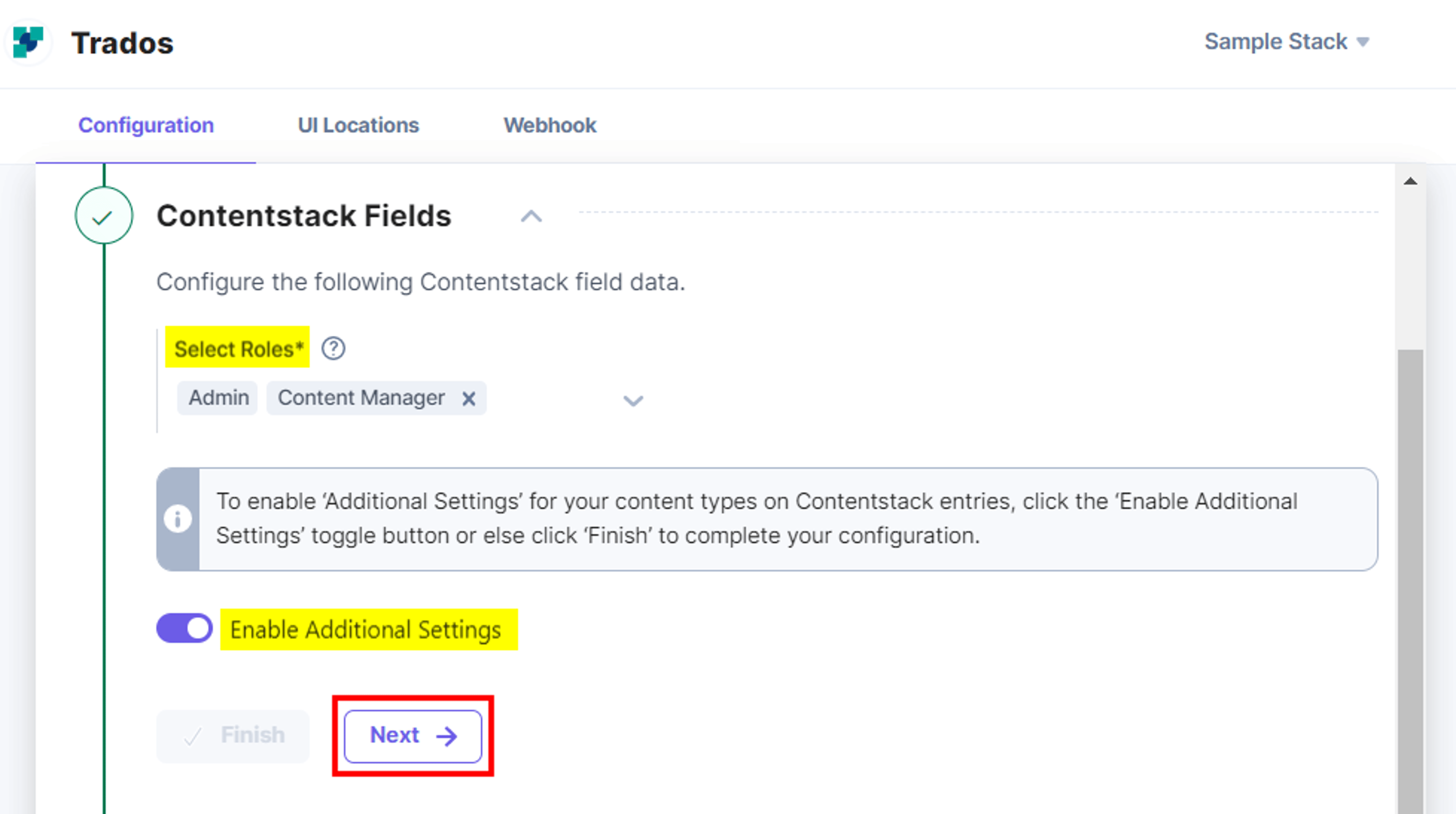 Trados-Config-Contentstack-Fields