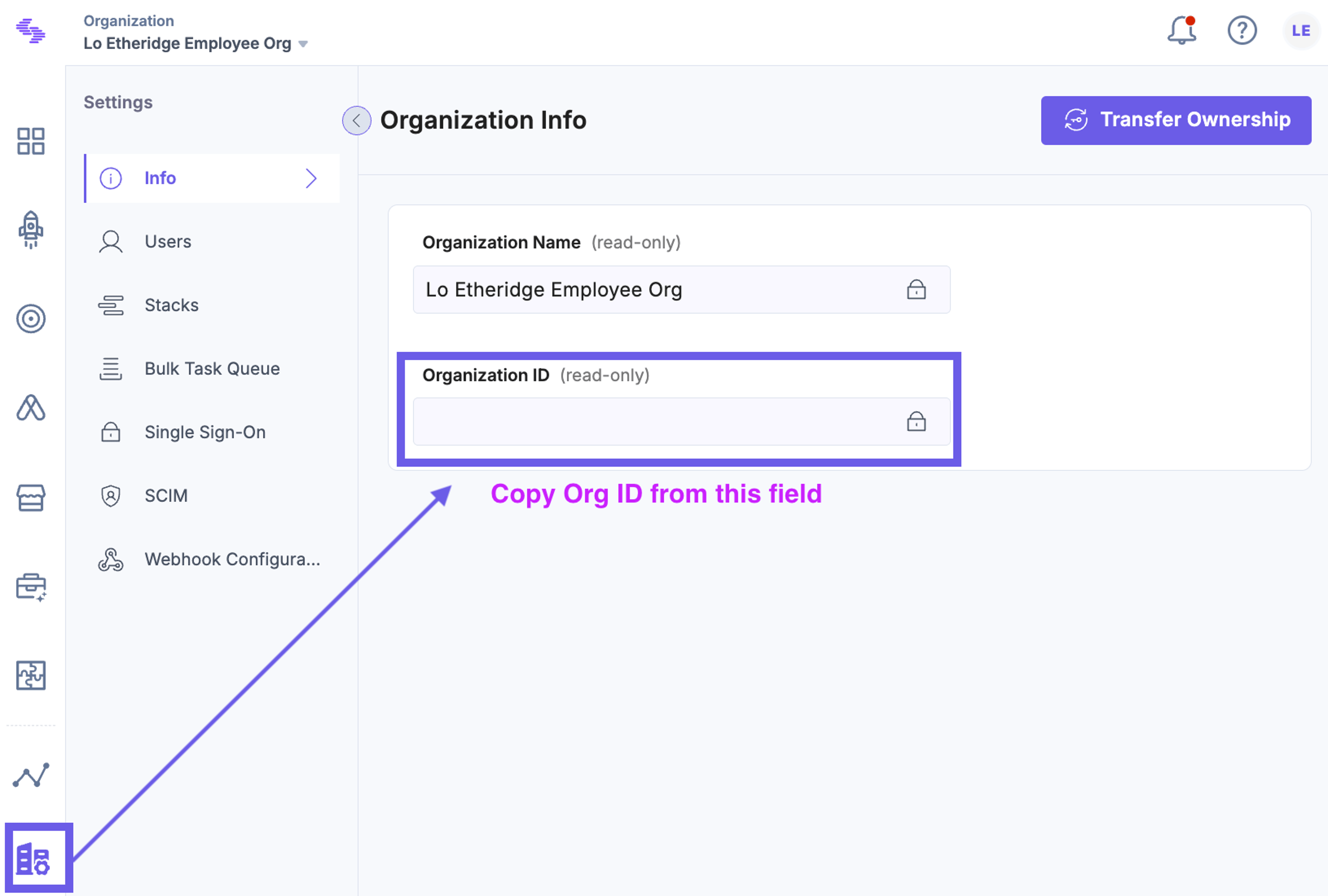 Get-Org-ID