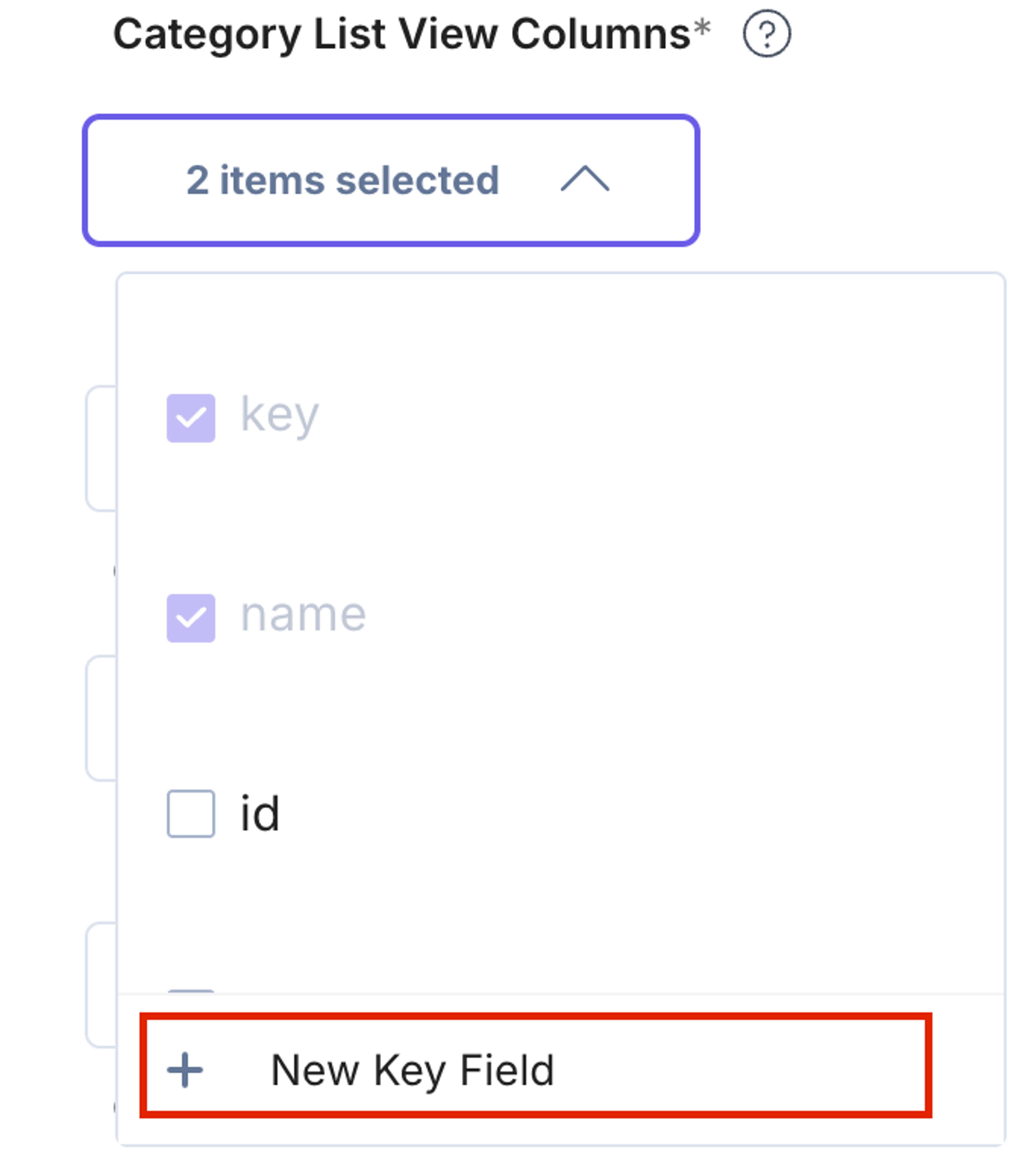 commercetools-Category-View-Column