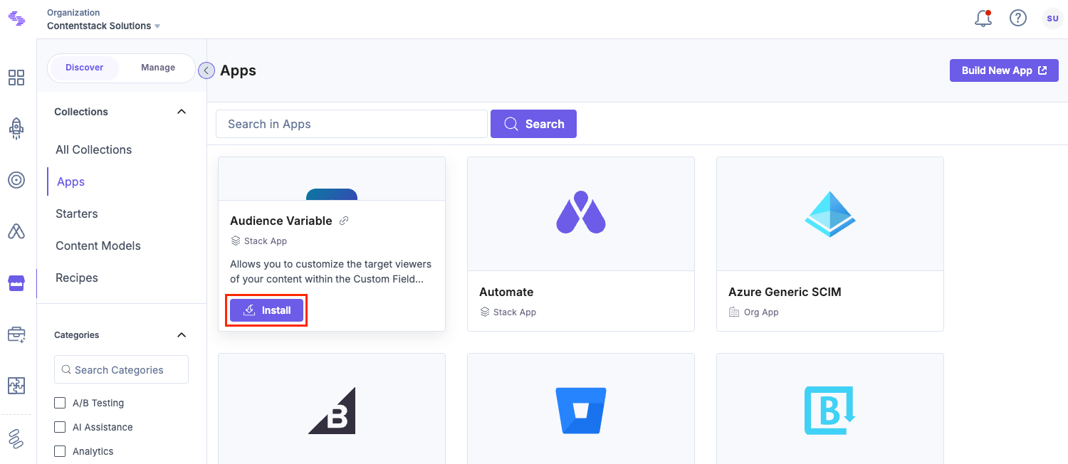 5-Audience-Variable-App