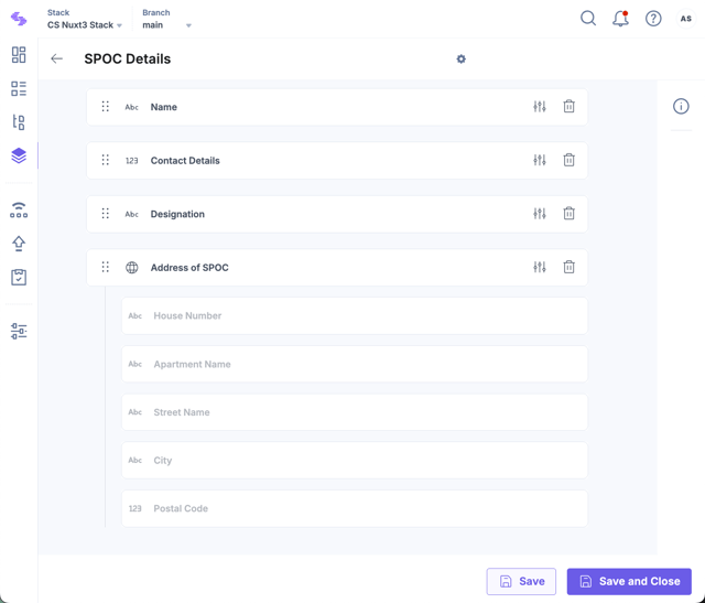 Create a Global Field | Contentstack