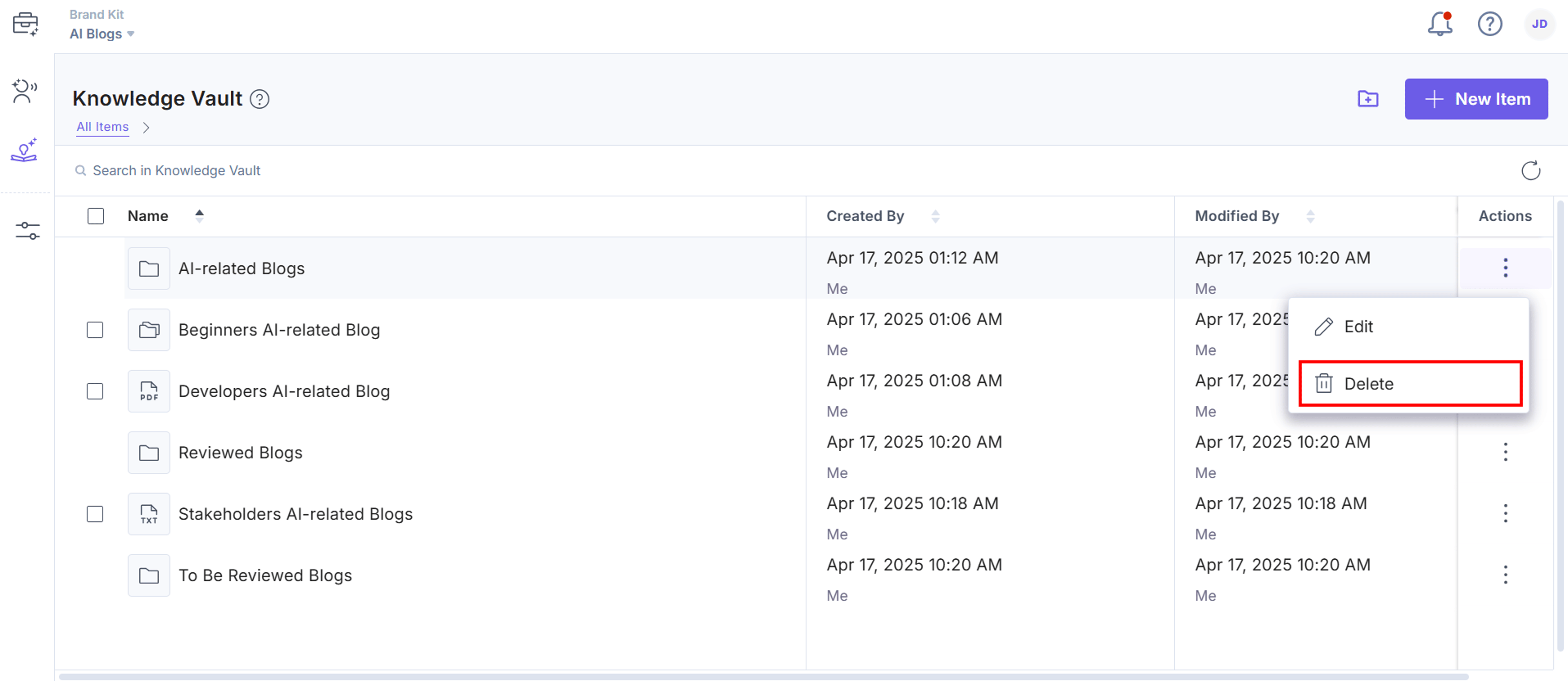 4-a-Knowledge-Vault-Delete-Folder